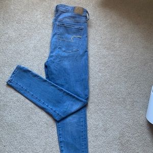 women’s american eagle skinny jeans size 8